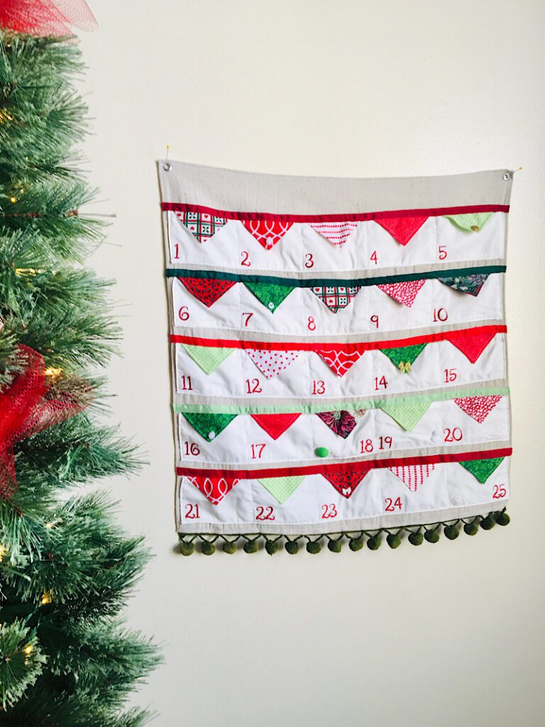 DIY Fabric advent calendar