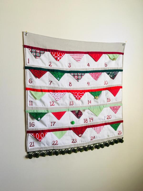 DIY fabric advent calendar