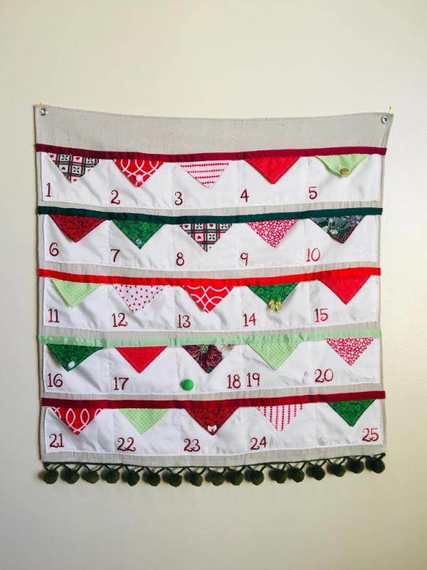 Fabric Christmas Advent Calendar