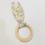 bunny ear teething ring diy