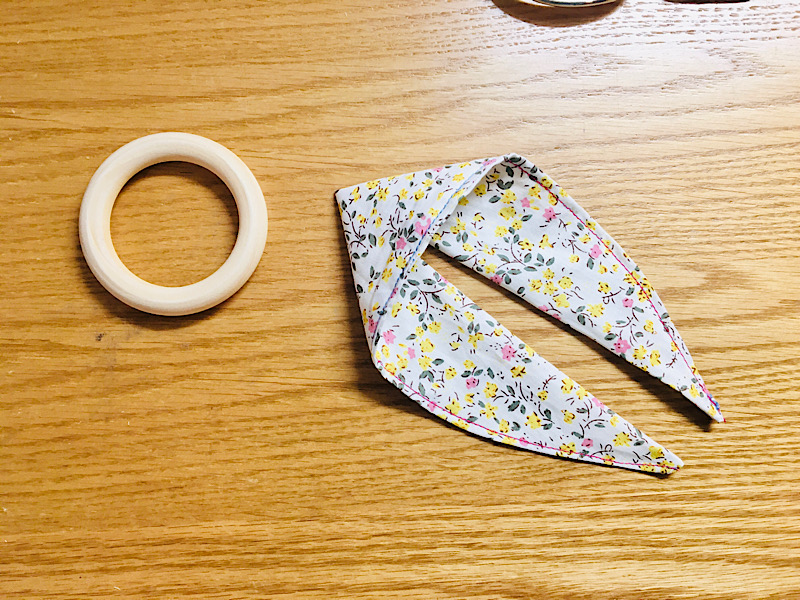 how to make a bunny ear teething ring