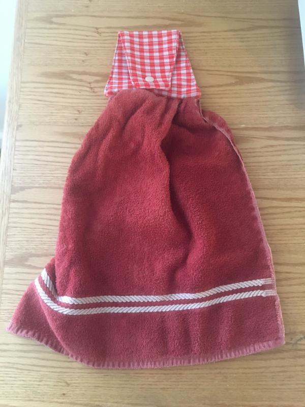 old hanging towel